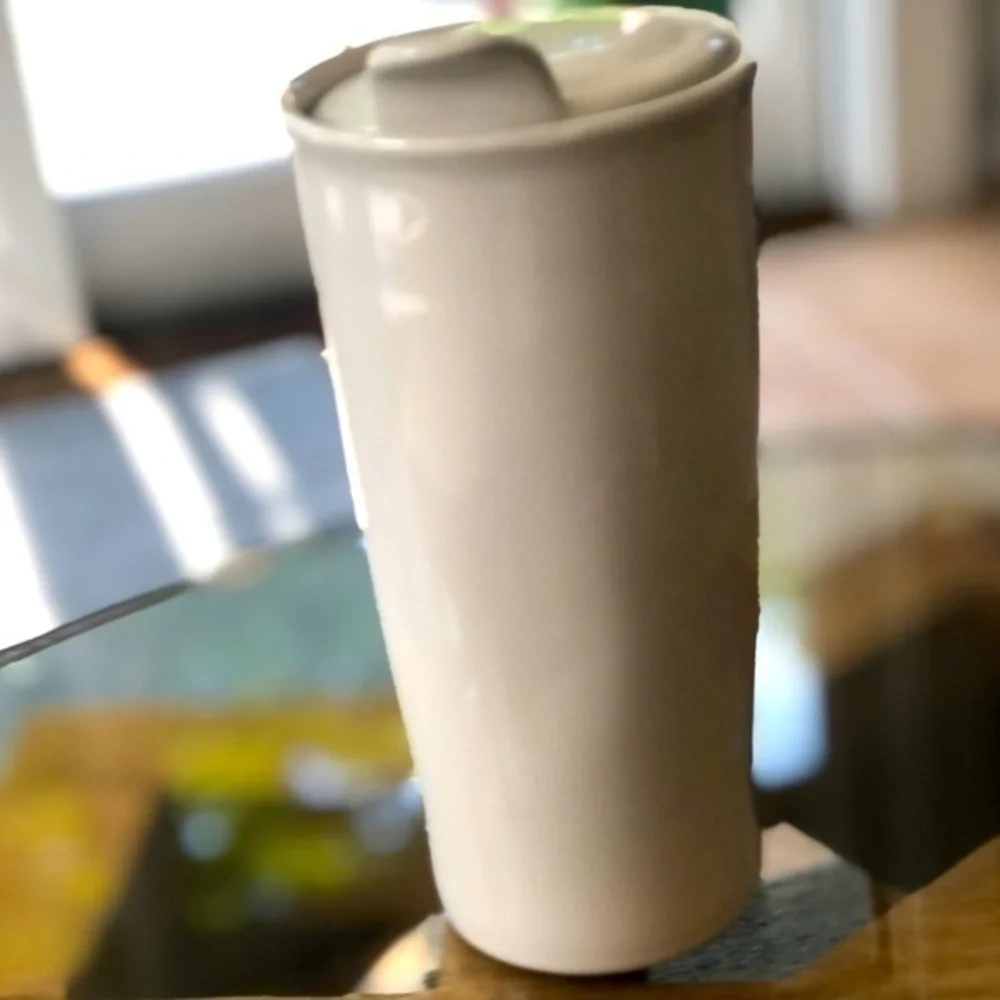 RAE Dunn DRINK travel mug thermos Tumblr